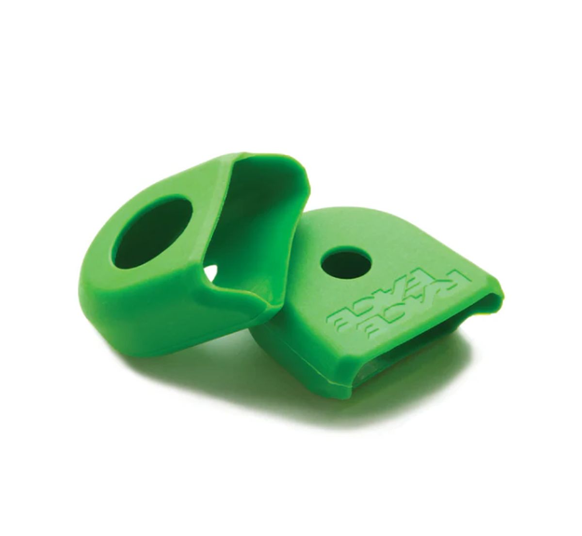  PROTECCIONES RACE FACE  DE BIELAS DE CARBON 2  PIEZAS MEDIANO COLOR  VERDE