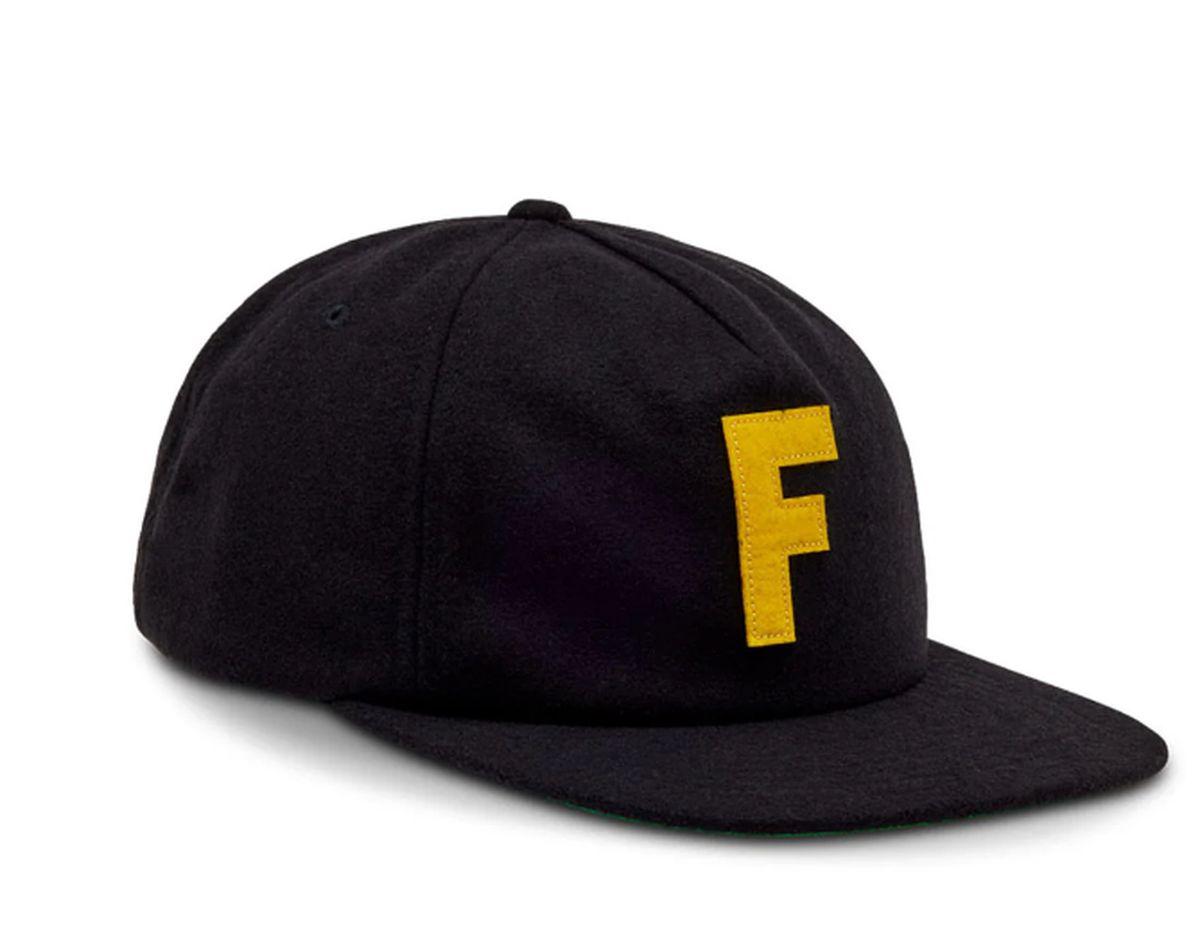 GORRA FOX BIG F ADJUSTABLE WOOL UNITALLA COLOR NEGRO