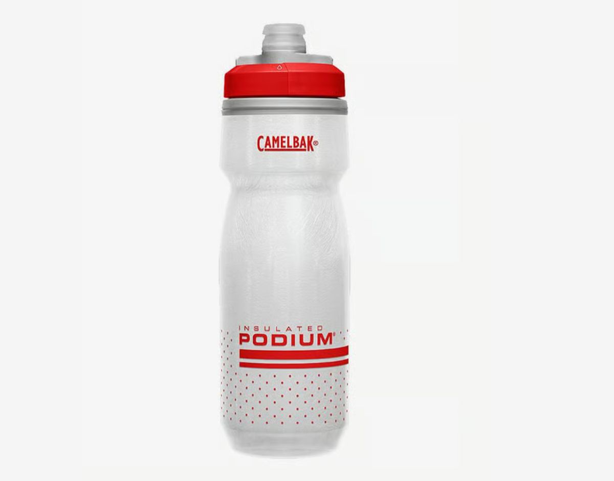 ANFORA CAMELBAK PODIUM CHILL 620 ML COLOR BLANCO/ROJO