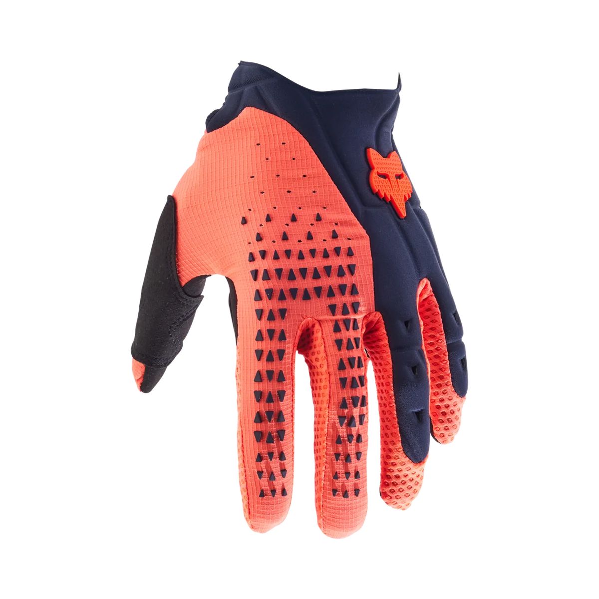 GUANTES FOX MODELO PAWTECTOR COLOR NARANJA AZUL TALLA M
