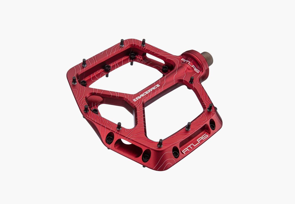 PEDAL RACE FACE ATLAS COLOR ROJO