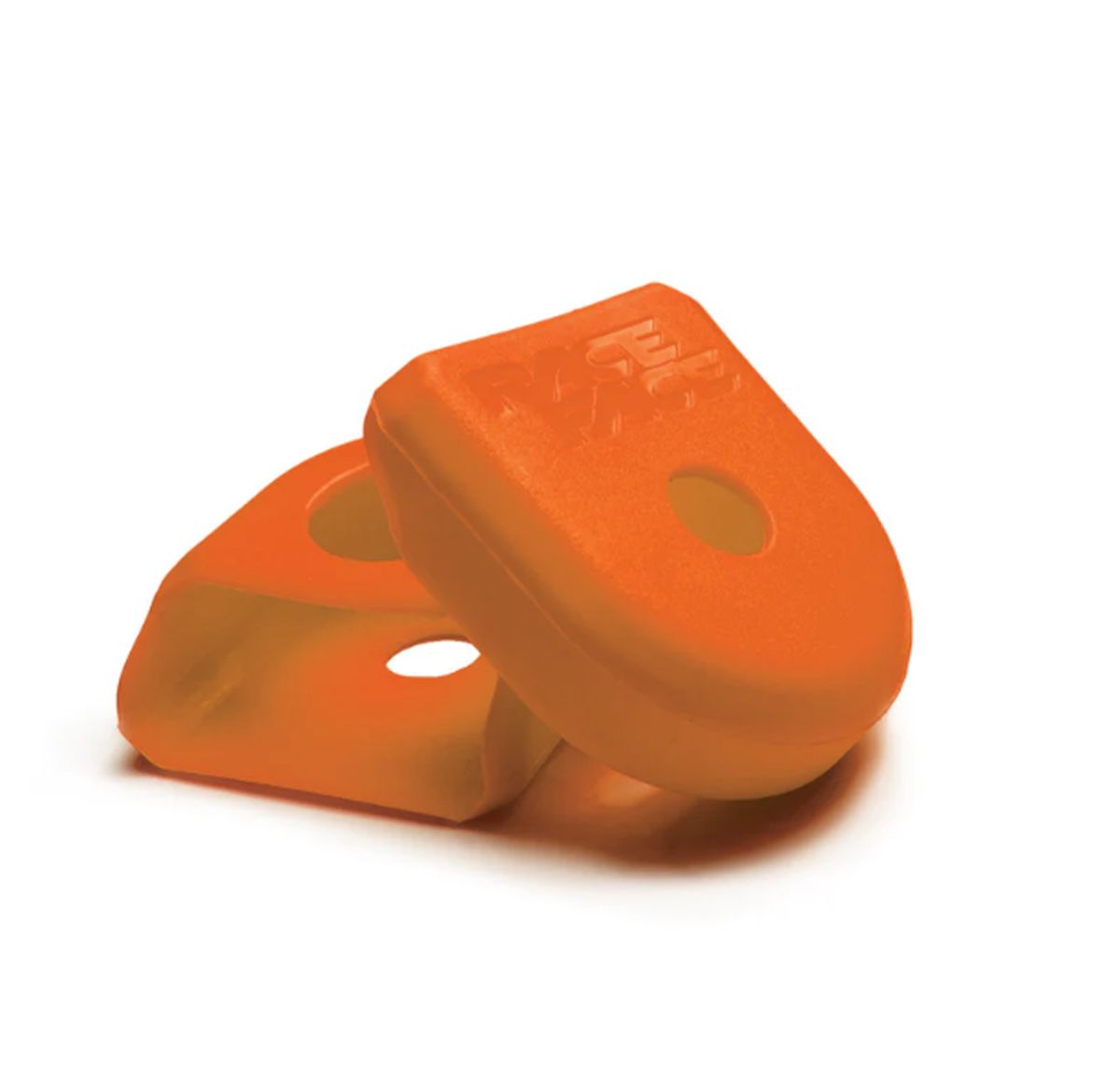 PROTECCIONES RACE FACE DE BIELAS MEDIANAS 2 PIEZAS COLOR NARANJA