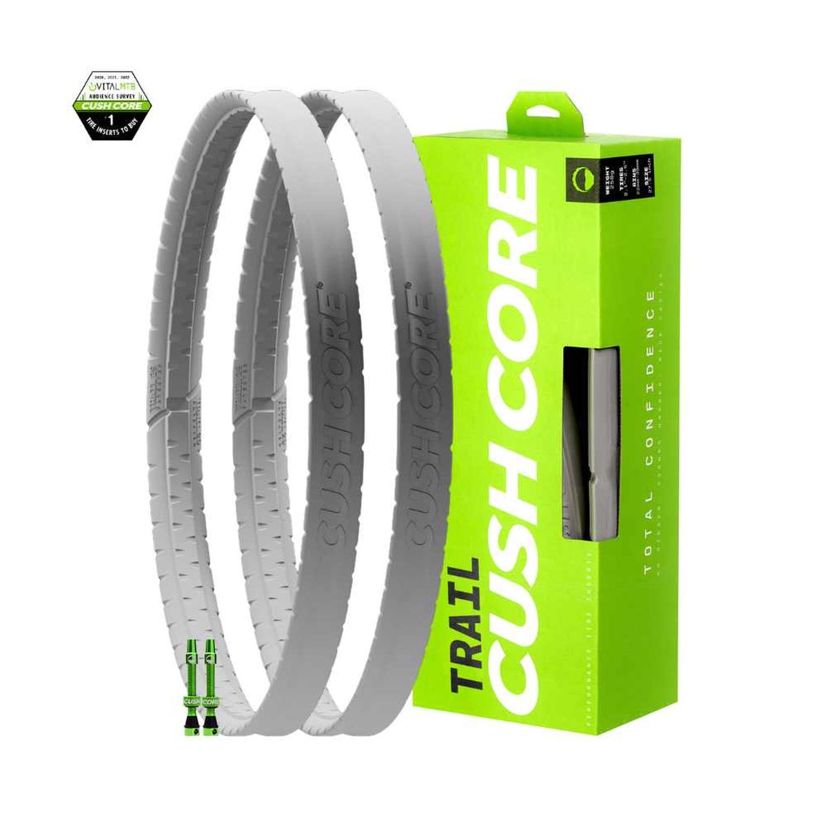 KIT CUSH CORE TRAIL RODADA 27.5 INSERTOS Y VALVULAS