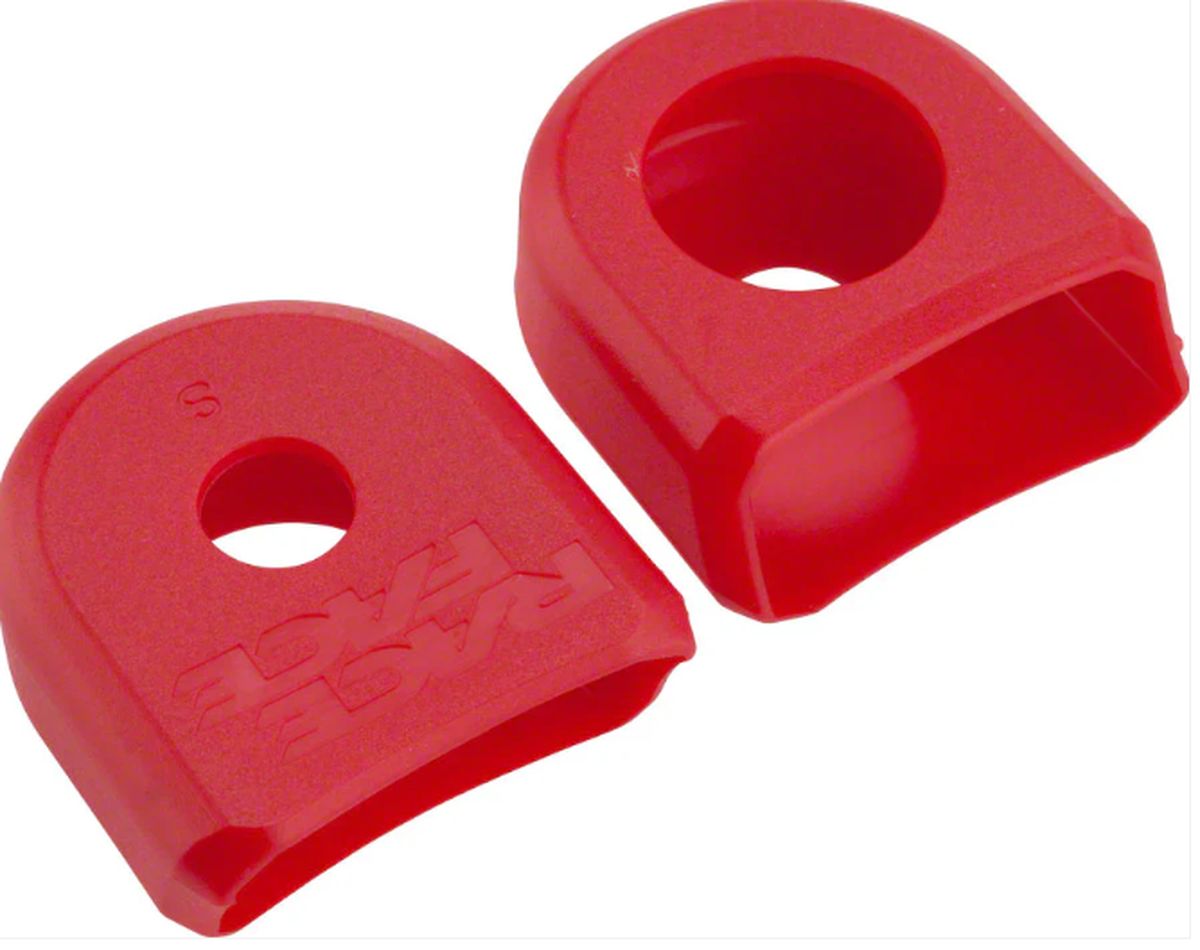  PROTECCIONES RACE FACE  DE BIELAS 2 PIEZAS COLOR  ROJO