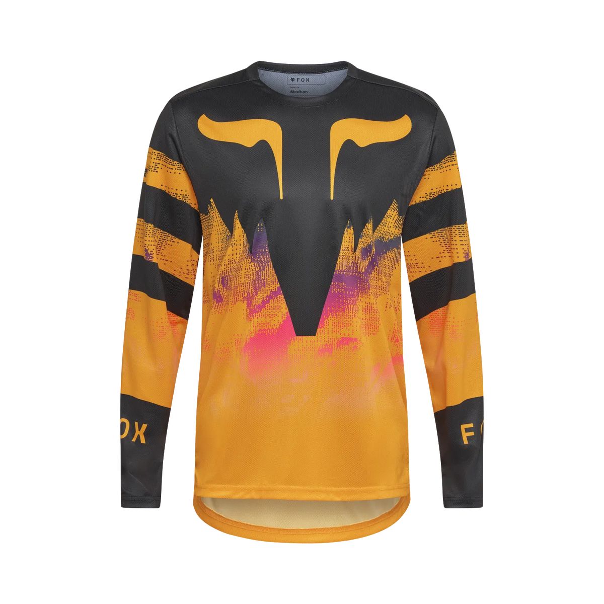 JERSEY FOX RANGER LS KAIROS COLOR NEGRO/NARANJA TALLA S