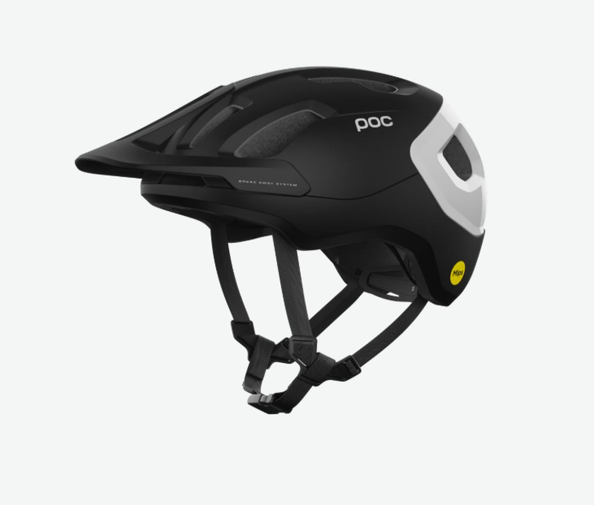 CASCO POC MODELO AXION RACE MIPS TALLA M COLOR  NEGRO/BLANCO