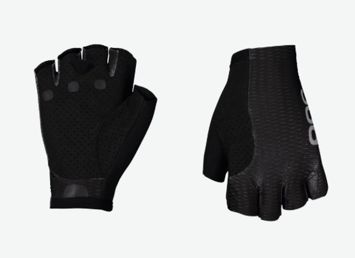 GUANTES POC AGILE SHORT COLOR NEGRO TALLA XL