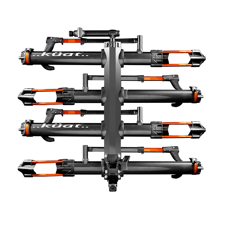 EXTENSION KUAT PARA NV-V  2 BICICLETAS COLOR  NEGRO/NARAJA