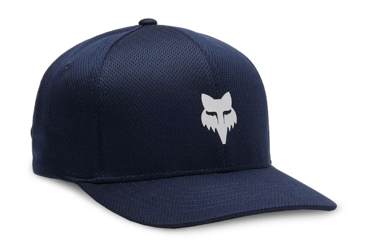 GORRA FOX HEAD TECH FLEXFIT COLOR AZUL TALLA S/M